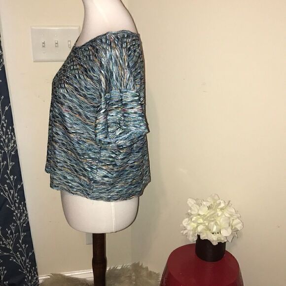 Free People Multi-Color Boxy Top - Picture 2 of 10